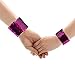 Mermaid Bracelet for Birthday Party Favors Christmas Gifts, Two-color Decorative Reversible Charm Sequins Slap Wristband Strap Band for Kids,Girls,Boys,Women (A(2 Pack), Silver-Rose)