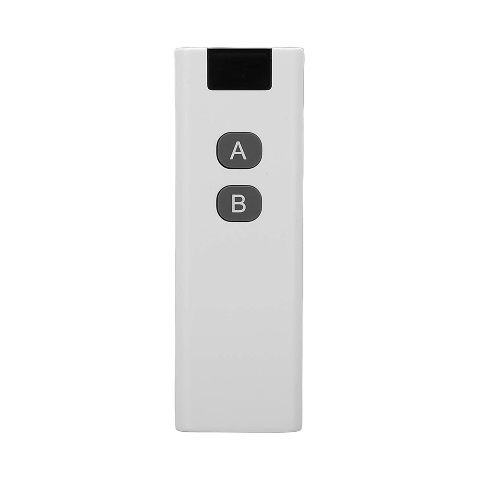 Remote Control Switch, 2 Button Long Range Transmitter Wireless Gate Remote Control 433 MHZ Remote Control Garage Door Receiver for Lights Garage Door Electronic Gate Industrial Control