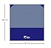 HIG Pocket & Picnic Blanket Waterproof Lightweight, Outdoor Beach Blanket Includes Corner Pockets(Silver & blue) (Silver Blue)