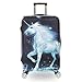 Fvstar Luggage Cover Spandex Elastic Suitcase Cover Cute Washable Luggage Protector TSA Approved Thickened Baggage Protective Cover Fits 25-28 inch Carry On