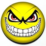 Evil Smiley - Magnetic Grill Badge For MINI Cooper
