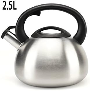 CHENGYI Home 304 Stainless Steel Kettle Thicker Induction Cooker Gas General Kettle Kitchen Restaurant Automatic Whistle 2.5L,3.5L ( Color : 2.5L )