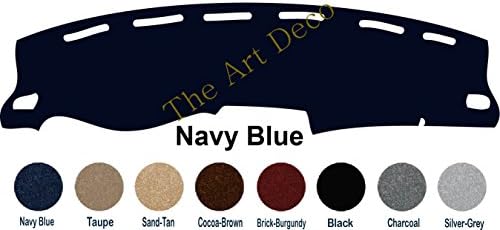 2011 - 2015 Chevy Volt Dash Cover Chevrolet volt Dashboard Cover Mat Dash Pad - Premium Custom Carpet (Navy Blue)