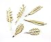 yueton 6pcs Mix Style Leaves Barrettes Bobby Pin Hair Clips Bride Headwear Edge Clip Clamps