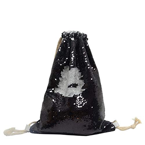 personalized unicorn drawstring sequin backpack