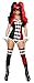 Roma Costume 2 Piece Sexy Jokester Costume, Black/Red, Small