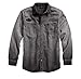 HARLEY-DAVIDSON Official Men's Iron Block Long-Sleeve Shirt, Grey