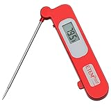 Instant Read Thermometer, Digital Food Meat Thermometer,RED