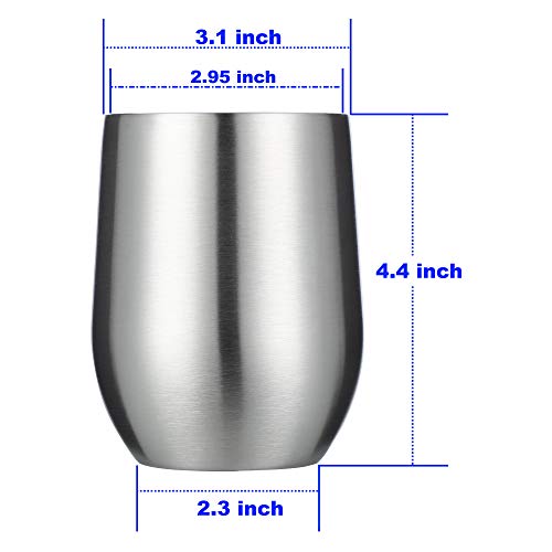 HIDORAN Coffee Tumbler DoubleWall Insulated Stainless Steel Whiskey
