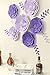 KEY SPRING 3D Paper Flower Decorations, Giant Paper Flowers, Large Handcrafted Paper Flowers (Purple, Lavender Set of 6) for Wedding Backdrop, Bridal Shower, Baby Shower, Wall Decor, Birthday Party