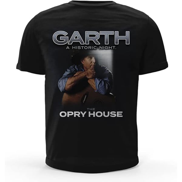 T-shirt Garth Brooks Man Against Machine Tour 2016 – Homme Taille M – Bleu Marine (Neuf Sans étiquette)