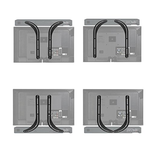 WALI-SBR201-Universal-Sound-Bar-Bracket-for-Mounting-Above-or-Under-TV-Fits-most-32-to-70-Inch-TVs-33-Lbs-Weight-Capacity-Black