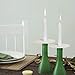 50 Church Candles with Drip Protectors for Devotional Candlelight Vigil Service, Box of 50 Candles, Unscented White 5