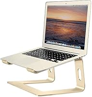 Soundance Aluminum Laptop Stand for Desk Compatible with Mac MacBook Pro Air Apple Notebook, Portable Holder Ergonomic...