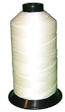 Bonded Nylon Sewing Thread T270#277 800yds for Outdoor, Leather (White)