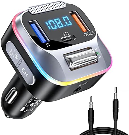 bluetooth cigarette lighter aux Adapter Bluetooth Through Dual Usb Car Cigarette Lighter Socket Splitter Adapter MercadoLivre LENCENT Bluetooth 5.0 Car FM