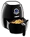 GoWISE USA 2.75-Quart Digital Air Fryer + 50 Recipes for your Air Fryer Book (Black)