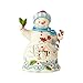 Enesco Jim Shore Heartwood Creek Pint Size Snowman with Candy Figurine, 5.25