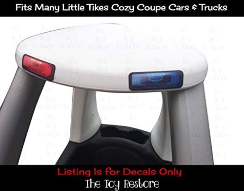 little tikes police car with siren