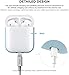 elago Duo Silicone Case Compatible with Apple AirPods Case 1 & 2, Premium Protective Silicone, Supports Wireless Charging, 2 Caps + 1 Body [ Pink, White + Pastel Blue ]