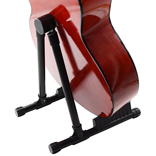 Guitar Stand Lightweight Disassembly Musical Instrument Stand Free Guitar Hanger ABS Material Universal Guitars (Black)