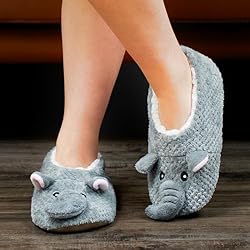 Cozylook Cute Animal Indoor Slippers for Women Kids