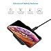 Wireless Charger, CHOETECH USB Type C Wireless Charging Pad 7.5W Compatible iPhone XS Max/XR/XS/X/8/8 Plus, 10W Fast Wireless Charger Compatible Samsung Galaxy S9/S9+/S8/S8+/Note 9/8/S7