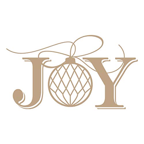 Spellbinders GLP-049 Joy Holiday Glimmer Hot Foil Plate, Metal