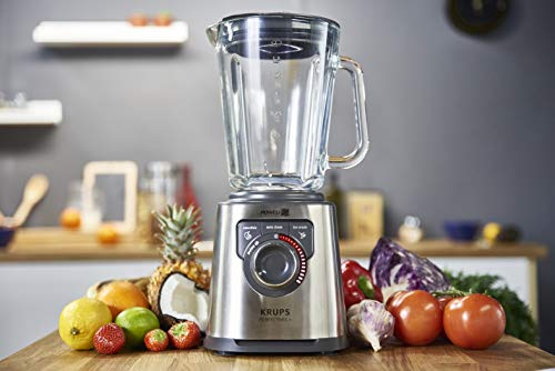 Krups KB403D Perfectmix + Hochleistungsstandmixer | 1.200W | 28.000 UpM | 2L Glasbehälter | 3 voreingestellte Programme… – Bild 3