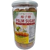Cathay Kitchen Palm Sugar | Low GI Natural Sweetener, Unrefined Coconut Sugar Alternative, Diabetic-Friendly, Keto &amp; Vegan, Caramel Flavor for Baking | 22.9oz (650g) | Jar