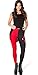 QZUnique Ankle Length Leggings Halloween Women's Footless Elastic Yoga Pants Digital Print Stretchy Tights