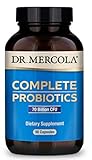 Dr. Mercola Complete Probiotics - 180 Capsules - 70 Billion CFU - 10 Strains - Acid And Bile Resistant - Helps Maintain A Healthy Flora And Promotes Digestion
