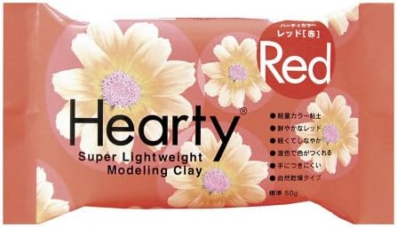 Pajiko Hearty clay color 50g Red