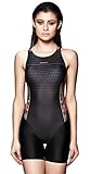 PHNIKISS Women Sports One Piece Swimsuit with Shorts