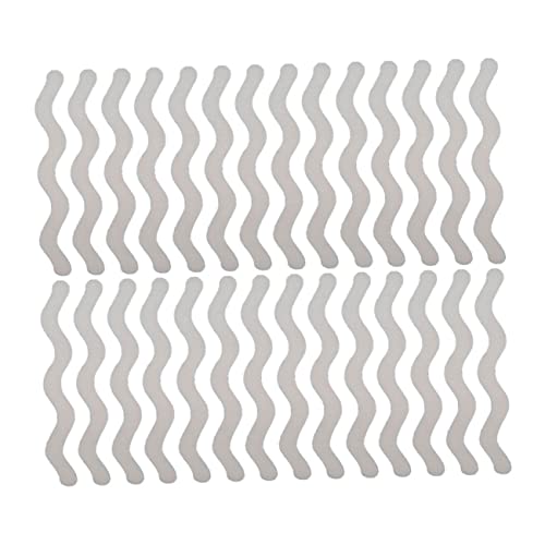 MUCKLILY 48PCS S Shape Anti-Slip Bathroom Stickers Self-Adhesive Tub Decals for Bathtub Safety Waterproof Non-Slip Strips for Seniors and Boys and Girls