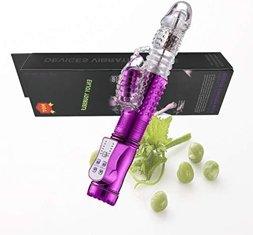 12 Speed Mode USB Rechargeable Thrusting Rotating Viberate Electric Back Messager Wand Large Size Rabbit Toys for Women and Female Pleasure Adult Safe Silicone Health Product