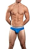 Obviously Naked Brief with Contour Pouch (Blue, Medium)