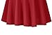 Women's Basic Versatile Stretchy Flared Casual Mini Skater Skirt (X-Large, Red)