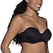 Vanity Fair Women's Beauty Back Strapless Full Figure Underwire Bra 74380, Midnight Black, 44C
