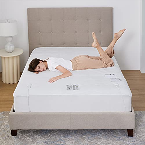 Bedsure Heated Mattress Pad King Quilted Electric King Mattress Pad