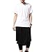 LILBETTER Unisex Back Zip Extra Long T-shirts