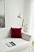 MIULEE Pack of 2 Velvet Soft Solid Decorative Square Throw Pillow Covers Christmas Cushion Cases Pillowcases for Sofa Bedroom Couch Car,18x18 Inch Wine Red