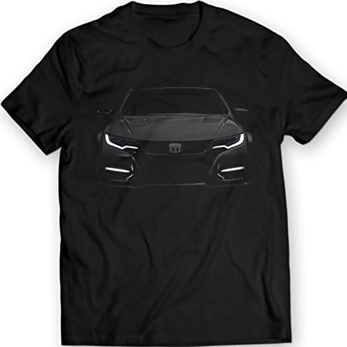 2016 Honda Civic Type R T-Shirt 100% Cotton (L, Black