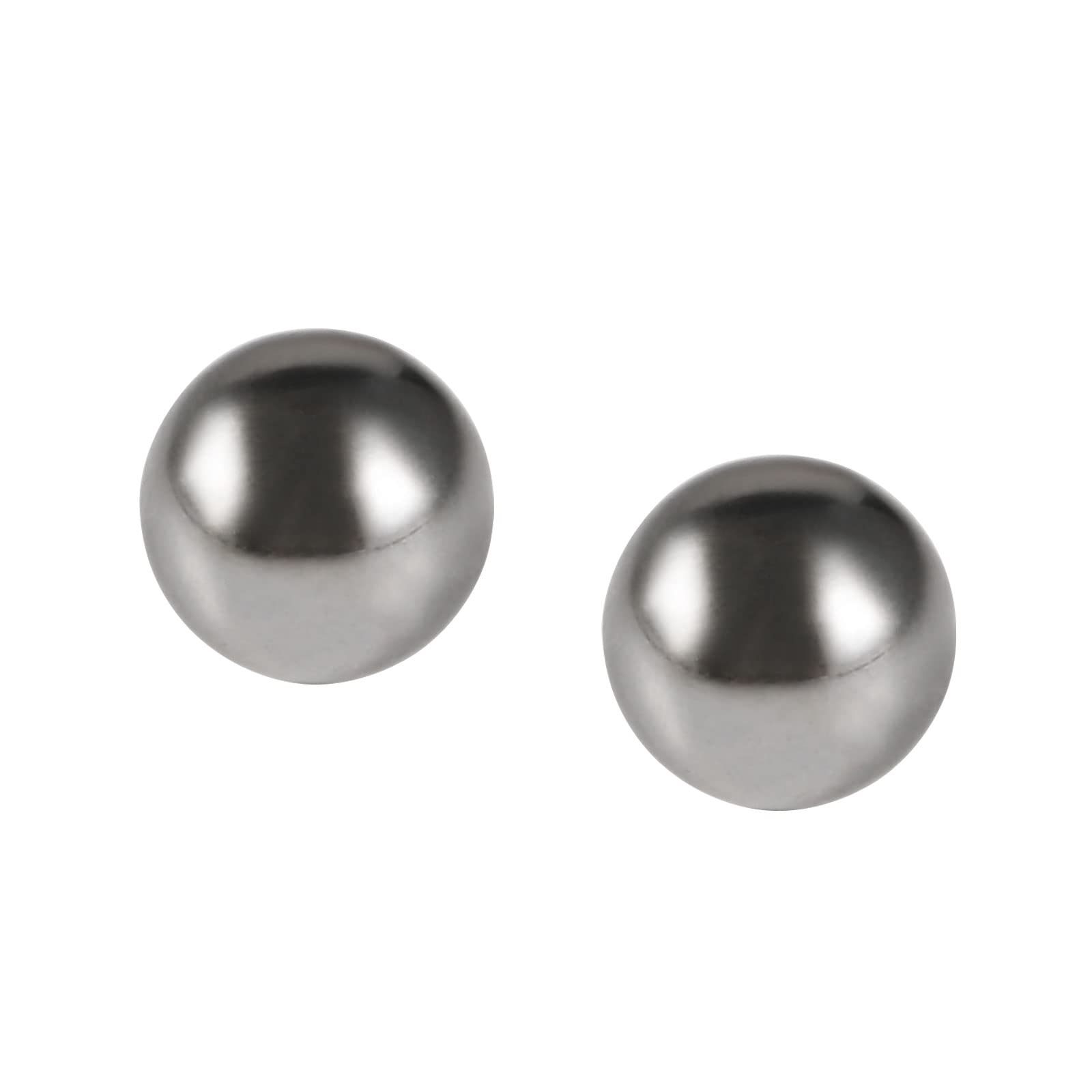 Sourcingmap 2 Pcs Silver Tone 18mm Dia Bearing Steel Balls Bicycle Repair Parts
