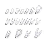 ELECALL IT-420 420pcs 18 in 1 Crimp Terminals Non-Insulated Ring Fork U-type Female Terminals Assortment Kit Cable Wire Connector Crimp Electric Wire Terminals