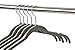 Finnhomy Sturdy 50 Pack Non-Slip Shirt and Dress Clothes Hangers Heavy Duty Slim-Line Velvet Hanger Gray with 10 Free Finger Clips