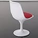 Dovewill 1:12 Scale Metal Tulip Chair Swivel Chair for Dollhouse Miniature Decor