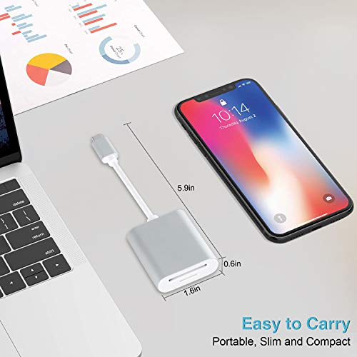 image for USB C to SD/Micro SD Card Reader, avedio links 2-in-1 USB Type C Memor