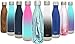 Simple Modern 17 Ounce Wave Water Bottle - Stainless Steel Double Wall Vacuum Insulated Reusable Leakproof Pattern: Starry Night