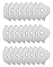 Activated Carbon Mask Filters 5 Layers N99 Dust Mask Filter Replacements Authentic Cotton Sheet Replacement Parts for Mesh or Neoprene Cycling Mask (White Gray 24Pcs)